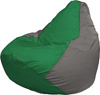 Кресло мешок Flagman бескаркасное кресло груша мега г3 1 239 зеленый серый купить по лучшей цене