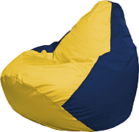 Кресло мешок Flagman бескаркасное кресло груша мега г3 1 248 желтый темно синий купить по лучшей цене