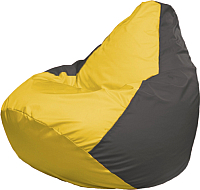 Кресло мешок Flagman бескаркасное кресло груша мега г3 1 249 желтый темно серый купить по лучшей цене