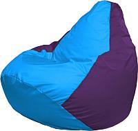 Кресло мешок Flagman бескаркасное кресло груша мега г3 1 269 голубой фиолетовый купить по лучшей цене