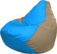 Кресло мешок Flagman бескаркасное кресло груша мега г3 1 271 голубой темно бежевый купить по лучшей цене