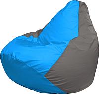 Кресло мешок Flagman бескаркасное кресло груша мега г3 1 274 голубой серый купить по лучшей цене