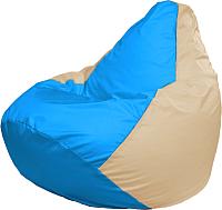 Кресло мешок Flagman бескаркасное кресло груша мега г3 1 275 голубой светло бежевый купить по лучшей цене