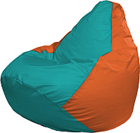 Кресло мешок Flagman бескаркасное кресло груша мега г3 1 296 бирюзовый оранжевый купить по лучшей цене