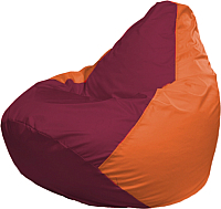 Кресло мешок Flagman бескаркасное кресло груша мега г3 1 307 бордовый оранжевый купить по лучшей цене
