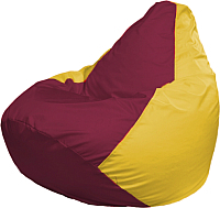 Кресло мешок Flagman бескаркасное кресло груша мега г3 1 309 бордовый желтый купить по лучшей цене