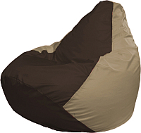 Кресло мешок Flagman бескаркасное кресло груша мега г3 1 330 коричневый темно бежевый купить по лучшей цене