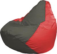 Кресло мешок Flagman бескаркасное кресло груша мега г3 1 362 темно серый красный купить по лучшей цене
