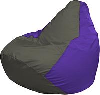 Кресло мешок Flagman бескаркасное кресло груша мега г3 1 370 темно серый фиолетовый купить по лучшей цене