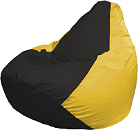 Кресло мешок Flagman бескаркасное кресло груша мега г3 1 396 черный желтый купить по лучшей цене
