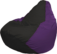 Кресло мешок Flagman бескаркасное кресло груша мега г3 1 406 черный фиолетовый купить по лучшей цене