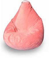 Кресло мешок розовый вельвет купить по лучшей цене
