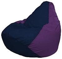 Кресло мешок Flagman бескаркасное кресло груша мини г0 1 38 темно синий фиолетовый купить по лучшей цене
