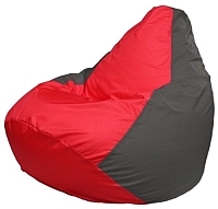 Кресло мешок Flagman бескаркасное кресло груша мини г0 1 170 красный темно серый купить по лучшей цене