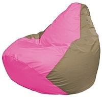 Кресло мешок Flagman бескаркасное кресло груша мини г0 1 193 розовый темно бежевый купить по лучшей цене