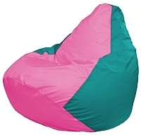 Кресло мешок Flagman бескаркасное кресло груша мини г0 1 204 розовый бирюзовый купить по лучшей цене