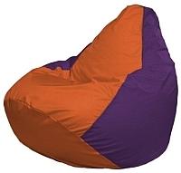 Кресло мешок Flagman бескаркасное кресло груша мини г0 1 208 оранжевый фиолетовый купить по лучшей цене