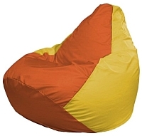 Кресло мешок Flagman бескаркасное кресло груша мини г0 1 219 оранжевый желтый купить по лучшей цене