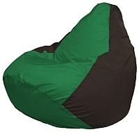 Кресло мешок Flagman бескаркасное кресло груша мини г0 1 242 зеленый коричневый купить по лучшей цене