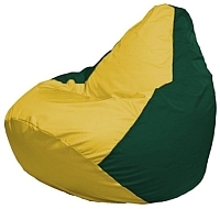 Кресло мешок Flagman бескаркасное кресло груша мини г0 1 251 желтый темно зеленый купить по лучшей цене