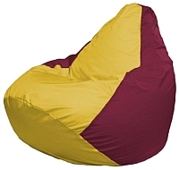 Кресло мешок Flagman бескаркасное кресло груша мини г0 1 265 желтый бордовый купить по лучшей цене