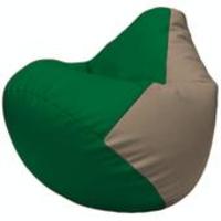 Кресло-мешок Flagman Груша Г2.3-0102 (зеленый/светло-серый) купить по лучшей цене