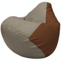 Кресло-мешок Flagman Груша Г2.3-0207 (светло-серый/коричневый) купить по лучшей цене