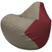 Кресло-мешок Flagman Груша Г2.3-0221 (светло-серый/бордовый) купить по лучшей цене