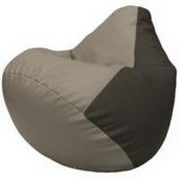 Кресло-мешок Flagman Груша Г2.3-0216 (светло-серый/черный) купить по лучшей цене