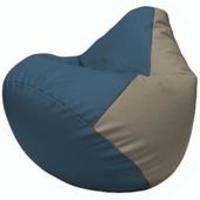 Кресло-мешок Flagman Груша Г2.3-0302 (синий/светло-серый) купить по лучшей цене