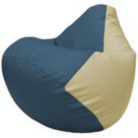 Кресло-мешок Flagman Груша Г2.3-0310 (синий/светло-бежевый) купить по лучшей цене