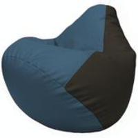 Кресло-мешок Flagman Груша Г2.3-0316 (синий/черный) купить по лучшей цене