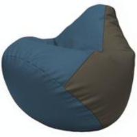 Кресло-мешок Flagman Груша Г2.3-0317 (синий/серый) купить по лучшей цене
