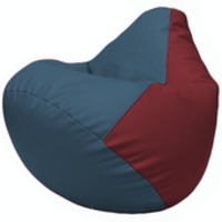 Кресло-мешок Flagman Груша Г2.3-0321 (синий/бордовый) купить по лучшей цене