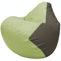 Кресло-мешок Flagman Груша Г2.3-0417 (светло-салатовый/серый) купить по лучшей цене