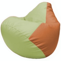 Кресло-мешок Flagman Груша Г2.3-0420 (светло-салатовый/оранжевый) купить по лучшей цене
