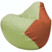 Кресло-мешок Flagman Груша Г2.3-0423 (светло-салатовый/оранжевый) купить по лучшей цене