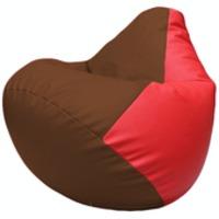 Кресло-мешок Flagman Груша Г2.3-0709 (коричневый/красный) купить по лучшей цене