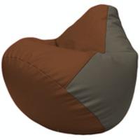 Кресло-мешок Flagman Груша Г2.3-0717 (коричневый/серый) купить по лучшей цене