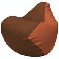 Кресло-мешок Flagman Груша Г2.3-0723 (коричневый/оранжевый) купить по лучшей цене