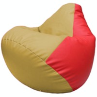 Кресло-мешок Flagman Груша Г2.3-0809 (охра/красный) купить по лучшей цене