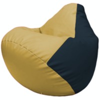 Кресло-мешок Flagman Груша Г2.3-0815 (охра/синий) купить по лучшей цене