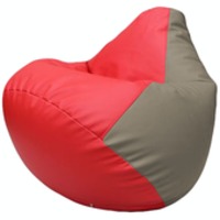 Кресло-мешок Flagman Груша Г2.3-0902 (красный/светло-серый) купить по лучшей цене