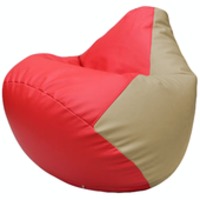 Кресло-мешок Flagman Груша Г2.3-0912 (красный/бежевый) купить по лучшей цене