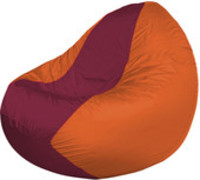 Кресло-мешок Flagman Classic К2.1-182 (оранжевый/бордовый) купить по лучшей цене