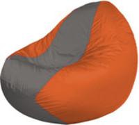 Кресло-мешок Flagman Classic К2.1-183 (оранжевый/серый) купить по лучшей цене