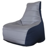 Кресло-мешок Flagman Бумеранг (серый/темно-синий) купить по лучшей цене