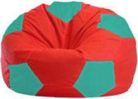 Кресло-мешок Flagman Мяч М1.1-182 (красный/бирюзовый) купить по лучшей цене