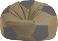 Кресло-мешок Flagman Мяч М1.1-186 (бежевый темный/серый) купить по лучшей цене