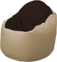 Кресло-мешок Flagman Браво Б1.3-F01F13 (темно-коричневый/бежевый) купить по лучшей цене